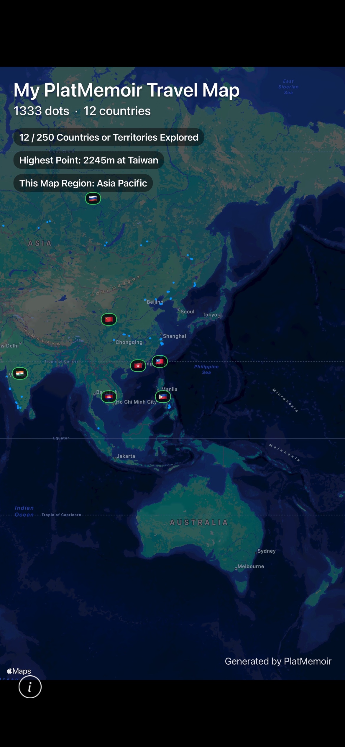 Map snapshot export